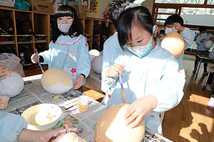 作品展の制作活動の様子　A