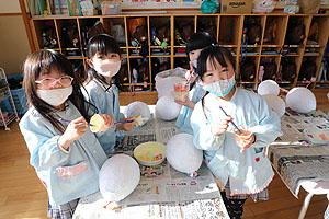 作品展の制作活動の様子　A