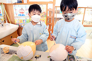 作品展の制作活動の様子　A