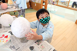 作品展の制作活動の様子　A