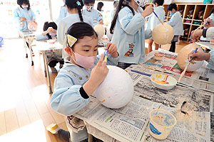 作品展の制作活動の様子　A
