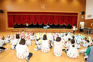 4月生まれのお誕生会　年少組