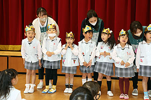 4月生まれのお誕生会　年長組