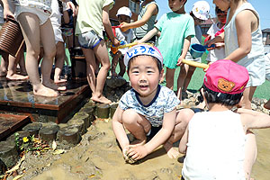 エンゼルパークで水遊び　ばら・たんぽぽ