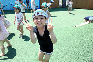 笑顔いっぱいの水遊び！　A・D