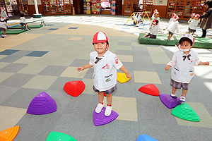 エンゼルドームでサーキット遊び　りす・うさぎ