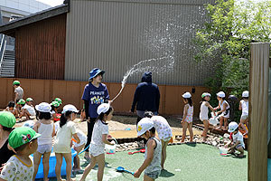 水遊びたのしかったね！！　B・たんぽぽ