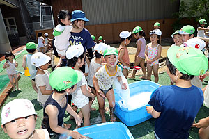 水遊びたのしかったね！！　B・たんぽぽ