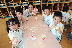 小麦粉粘土楽しかったね！　A