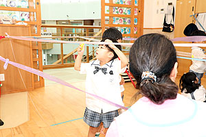 洗濯ばさみ遊び！楽しかったね　たんぽぽ