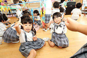 洗濯ばさみ遊び！楽しかったね　たんぽぽ