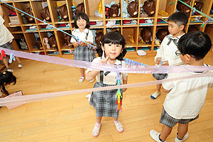 洗濯ばさみ遊び！楽しかったね　たんぽぽ