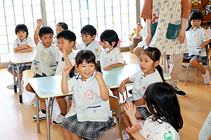 科学教室で「空気のパワー」について学びました！　ひまわり・さくら・たんぽぽ