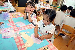 梅雨の制作　ことり