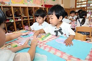 梅雨の制作　ことり