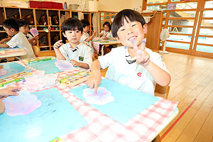 梅雨の制作　ことり