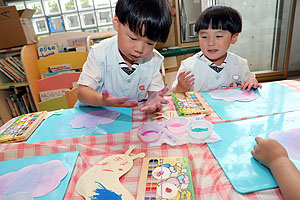 梅雨の制作　ことり