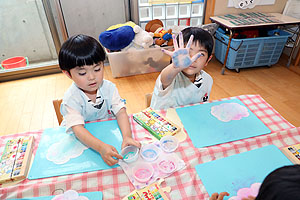 梅雨の制作　ことり