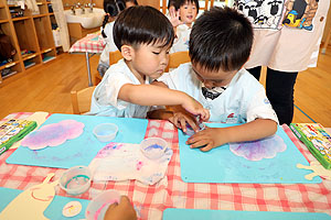 梅雨の制作　ことり