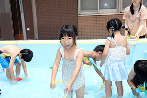 プール活動　ばら・すみれ・ひまわり