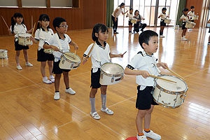 鼓隊の活動頑張っています！　A・B