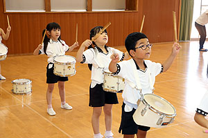 鼓隊の活動頑張っています！　A・B