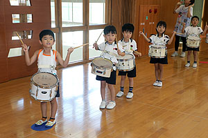 鼓隊の活動頑張っています！　A・B