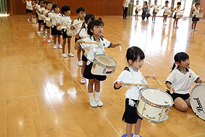 鼓隊の活動頑張っています！　A・B