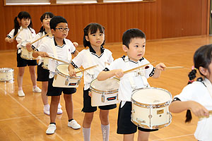 鼓隊の活動頑張っています！　A・B