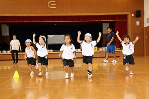 体操教室　かけっこ頑張ったね！　こあら