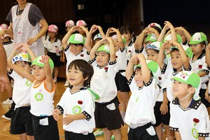 体操教室　   かけっこ頑張ったね！　うさぎ・ことり