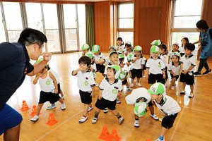 体操教室　   かけっこ頑張ったね！　うさぎ・ことり