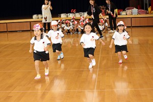 体操教室　   かけっこ頑張ったね！　りす・きりん