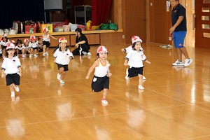 体操教室　   かけっこ頑張ったね！　りす・きりん