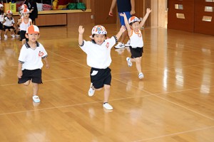 体操教室　   かけっこ頑張ったね！　りす・きりん