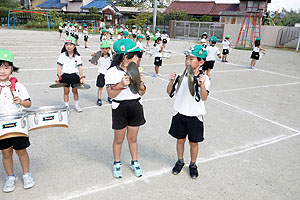 鼓隊の活動頑張っています！　A・B