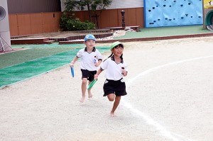 リレー楽しかったね‼　　年長