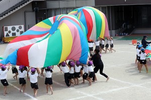 バルーン　大きくふくらんだね‼　年長