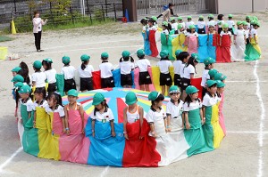 バルーン　大きくふくらんだね‼　年長