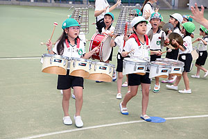 運動会予行１　　年長組　鼓笛・A・B