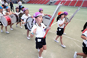 運動会予行２　　年長組　鼓笛・C・Ｄ・Ｅ