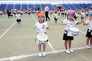 運動会予行２　　年長組　鼓笛・C・Ｄ・Ｅ