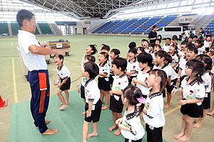 運動会予行4　　　年長組　バルーン