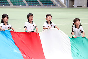 運動会予行4　　　年長組　バルーン