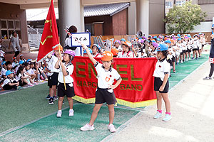 運動会予行が行われました　鼓笛　C・D・E