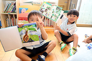 カブトムシの幼虫大きくなったよ　ことり