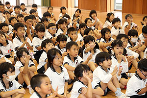 運動会がんばろうね！！　年少・年中・年長組