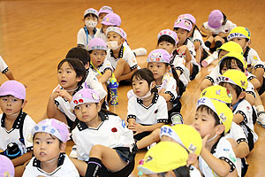 運動会がんばろうね！！　年少・年中・年長組