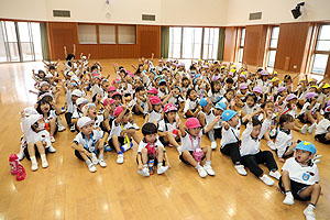 運動会がんばろうね！！　年少・年中・年長組