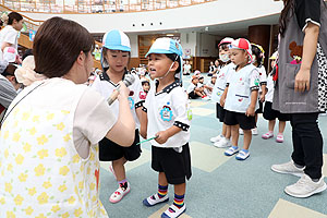 運動会がんばろうね！！　年少・年中・年長組